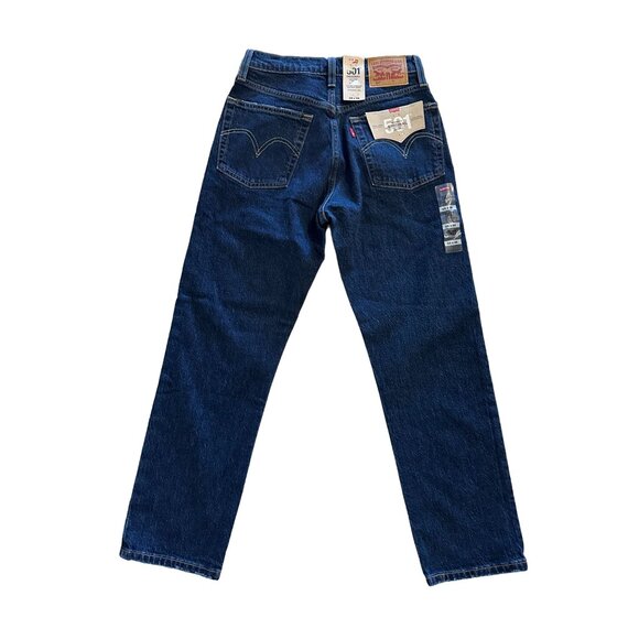 LEVIS 501 Women’s Dark Wash High Rise Cropped Jeans Size 25 x 26 NEW - Picture 6 of 7